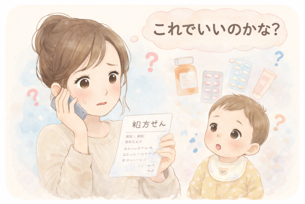 一宮市の「ひだの小児クリニック」では、他院での診療に不安な方にも、処方内容をしっかり説明し、ケアのコツをお伝えします。